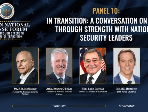Robert C. O’Brien joins Reagan National Defense Forum to discuss Peace Through Strength