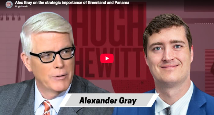 Alexander B. Gray discusses the strategic importance of Greenland and Panama