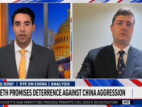 AGS CEO Alexander Gray joined NTD News to discuss Secretary of Defegnse Pete Hegseth's vow of deterrence aainst Chinese aggression.