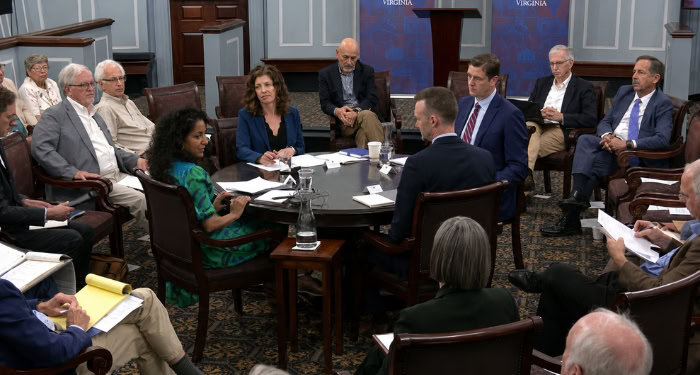 Participants discuss global changes and U.S. grand strategy at the 2026 William C. Battle Symposium