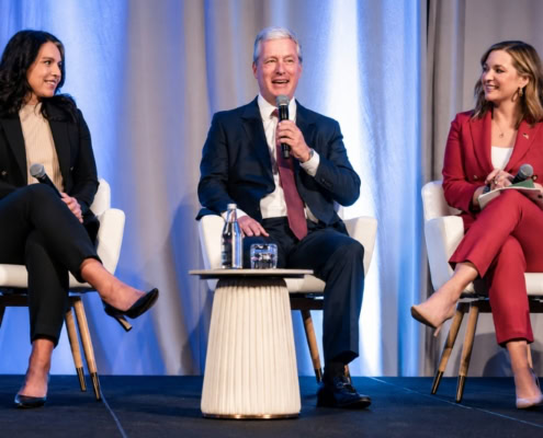 Geopolitical consulting panel discussing global strategy and government affairs