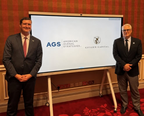AGS representatives at a political risk services event with Citizen Capital
