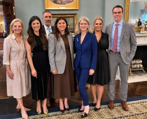 Geopolitical risk intelligence firm team at a policy and international affairs event