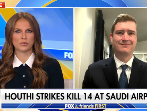 Alexander B. Gray joined Fox and Friends First to discuss President Trump’s response to the Houthi strikes on an airport in Saudi Arabia