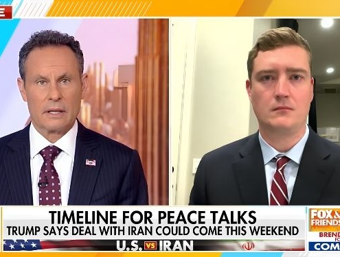 Alexander B. Gray joined Fox and Friends to discuss President Trump’s optimism about Iran talks as the U.S. naval blockade continues applying economic pressure on the regime