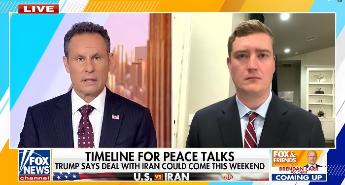 Alexander B. Gray joined Fox and Friends to discuss President Trump’s optimism about Iran talks as the U.S. naval blockade continues applying economic pressure on the regime