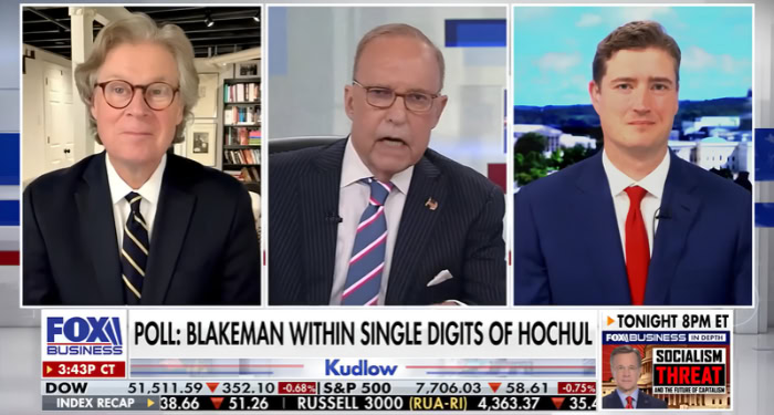 Alexander B. Gray joined Kudlow to discuss Bruce Blakeman closing in on Kathy Hochul in the New York gubernatorial race and President Trump’s United Nations speech