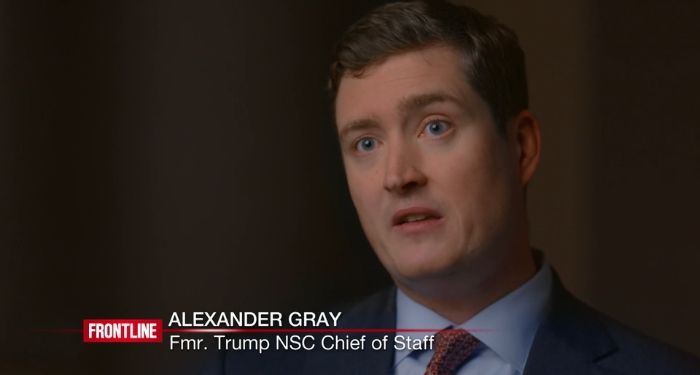 Alexander B. Gray joined PBS Frontline to discuss President Trump’s approach to national security in his second term