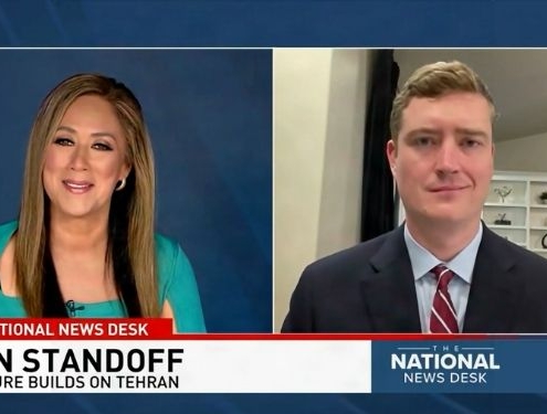 Alexander B. Gray joined The National News Desk on Sinclair Inc. to discuss updates on the conflict in Iran